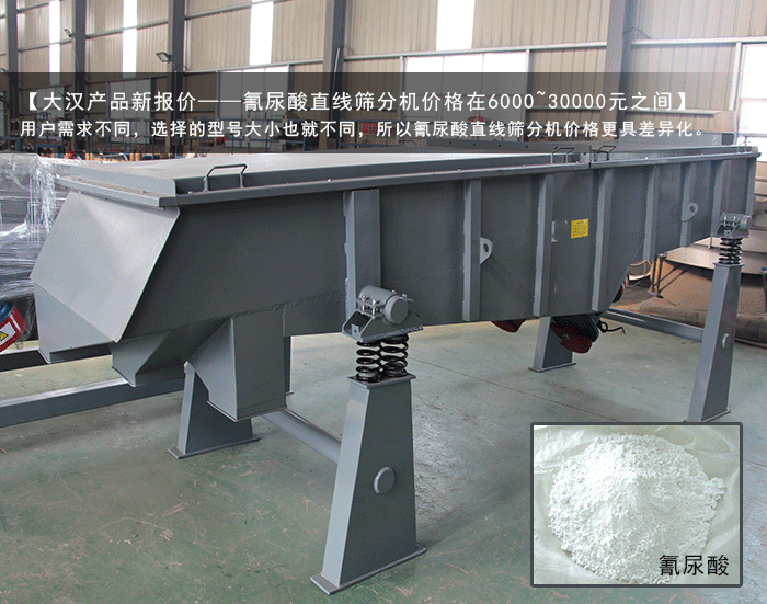 氰尿酸直線篩分機(jī) 氰尿酸直線篩分機(jī)